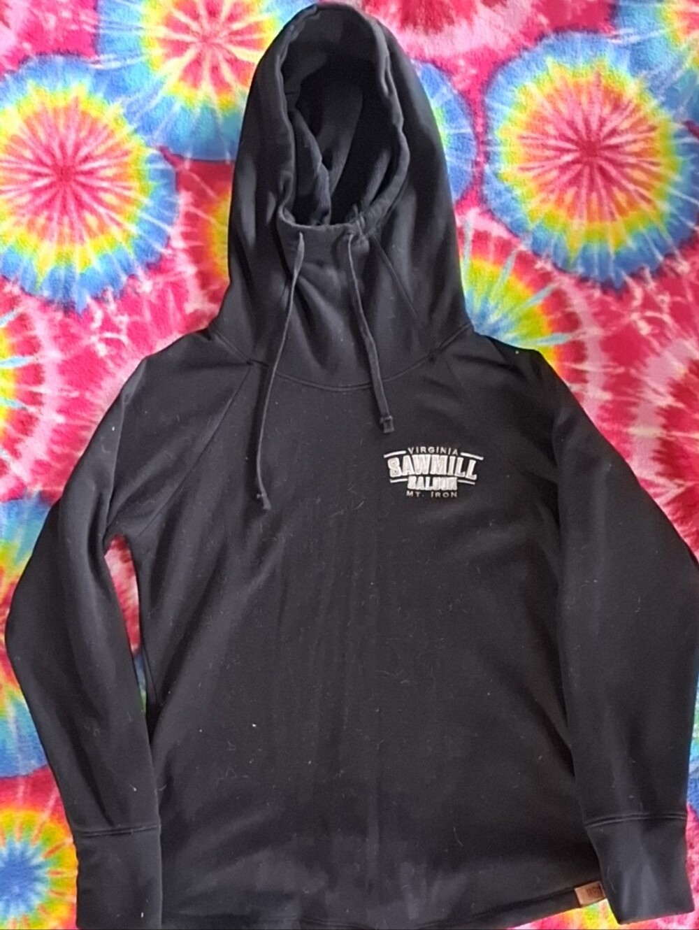 Black Hoodie with Pockets Size Medium